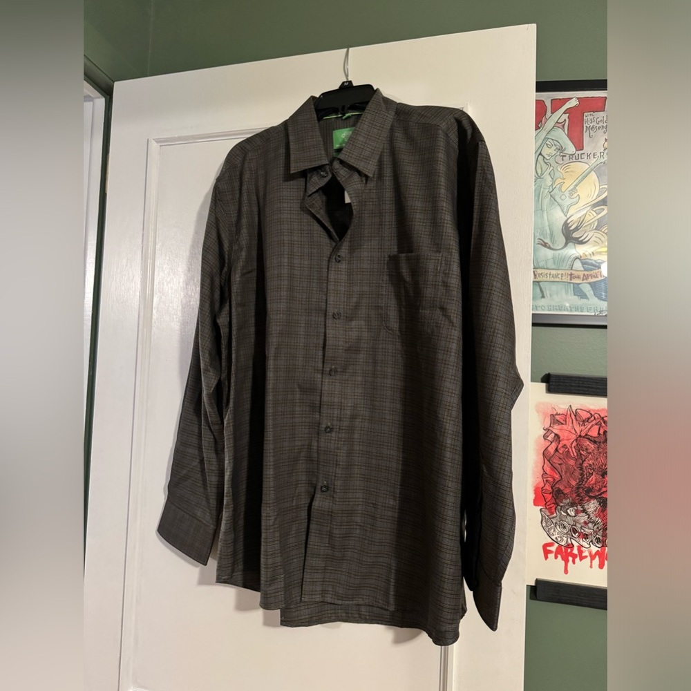 Forsyth of Canada Non-Iron plaid shirt NWT